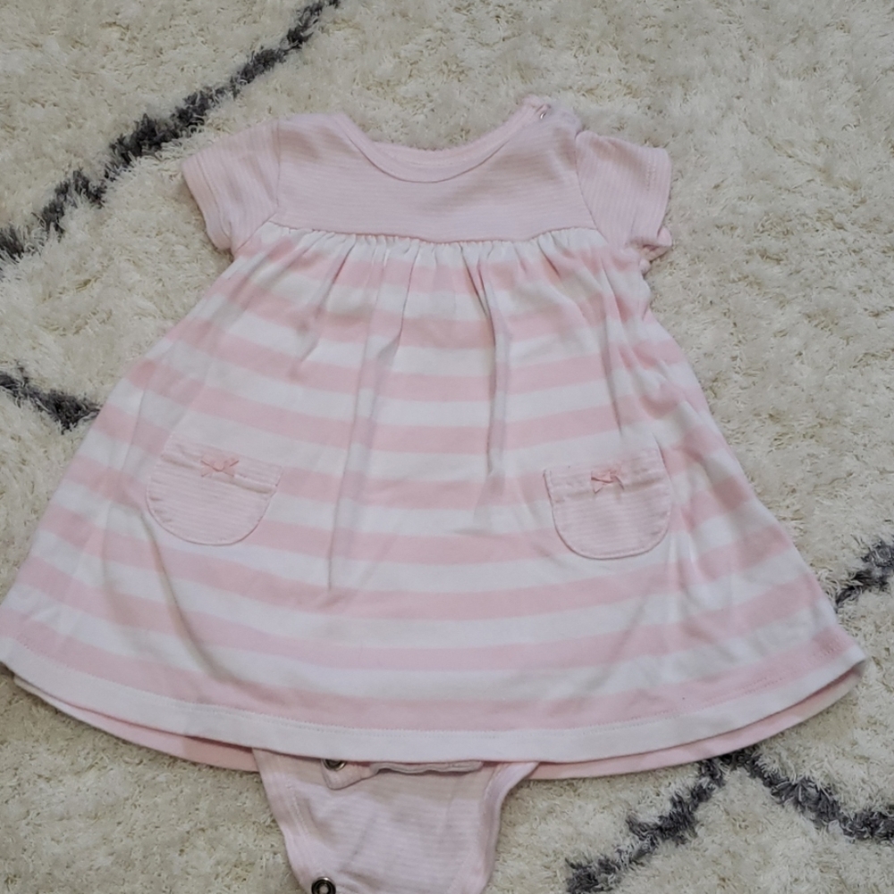 Striped baby dress